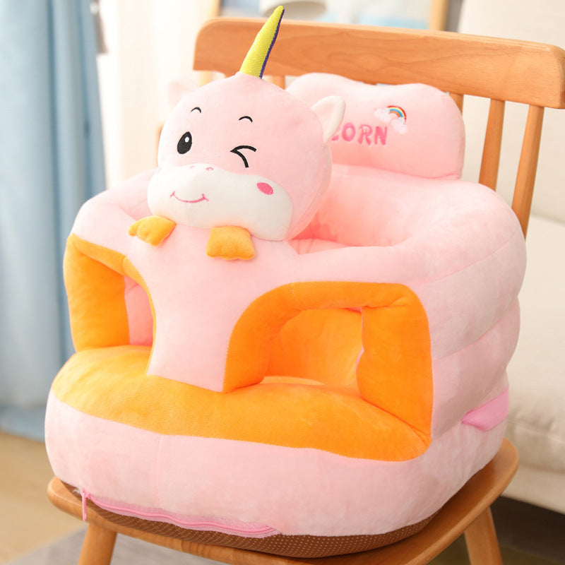 Cartoon Plush Baby Seat