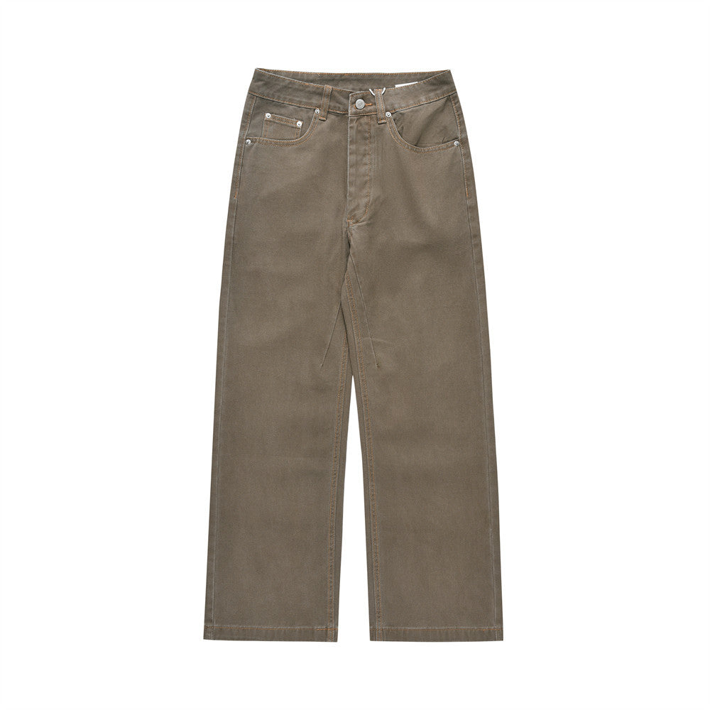 Men Straight-leg Trousers