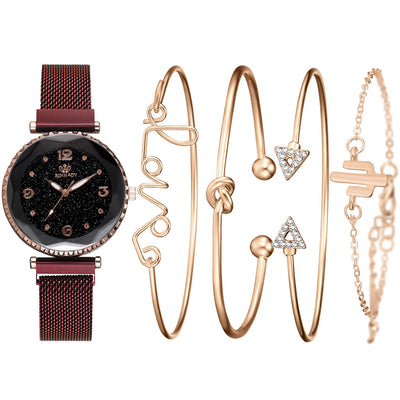 Women Watches + Fashion Bracelet