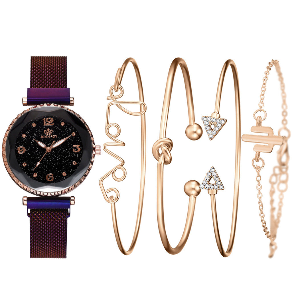 Women Watches + Fashion Bracelet