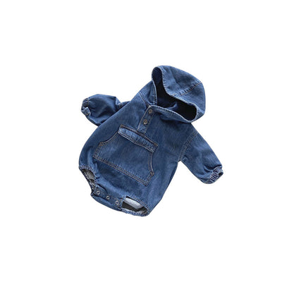 Korean Style Denim Jumpsuit