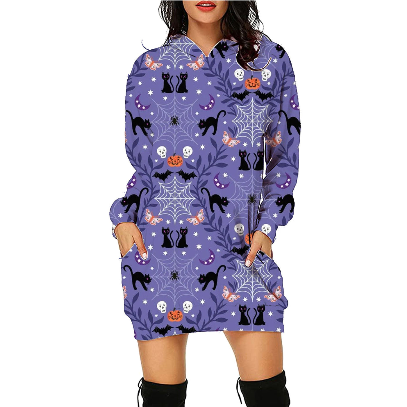 Women Long Hoodie Sweater
