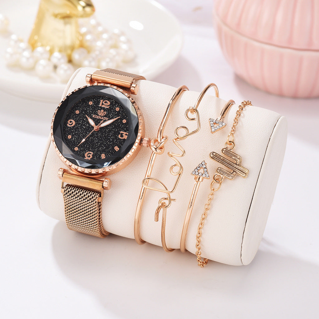 Women Watches + Fashion Bracelet