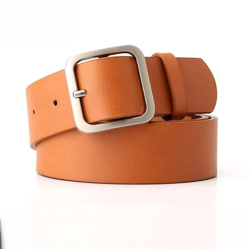 Alloy Square Buckle Belt