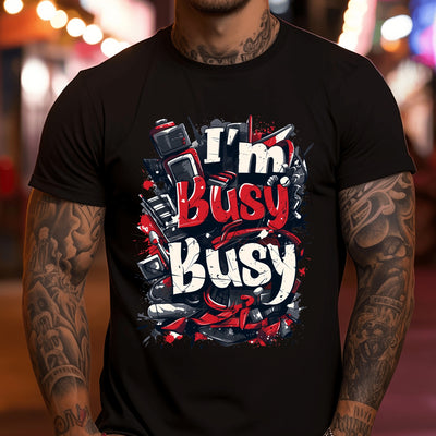 Printing Men's Round Neck
