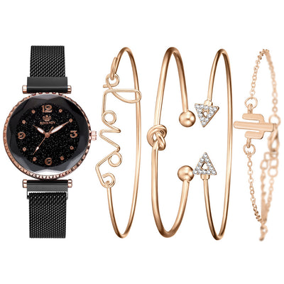 Women Watches + Fashion Bracelet