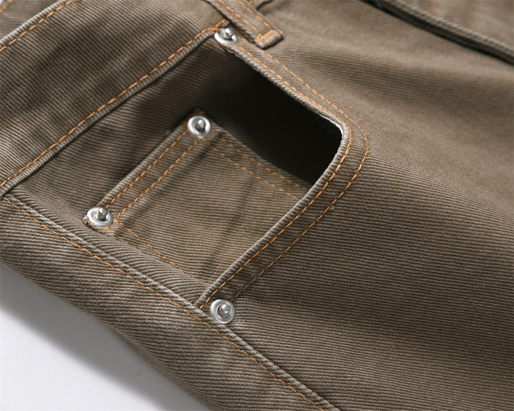 Men Straight-leg Trousers