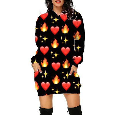 Women Long Hoodie Sweater