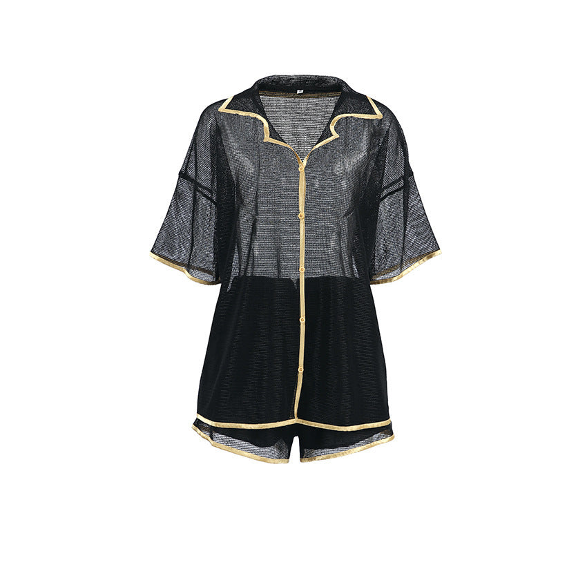 Women Cardigan Pajamas