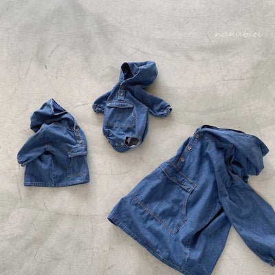 Korean Style Denim Jumpsuit
