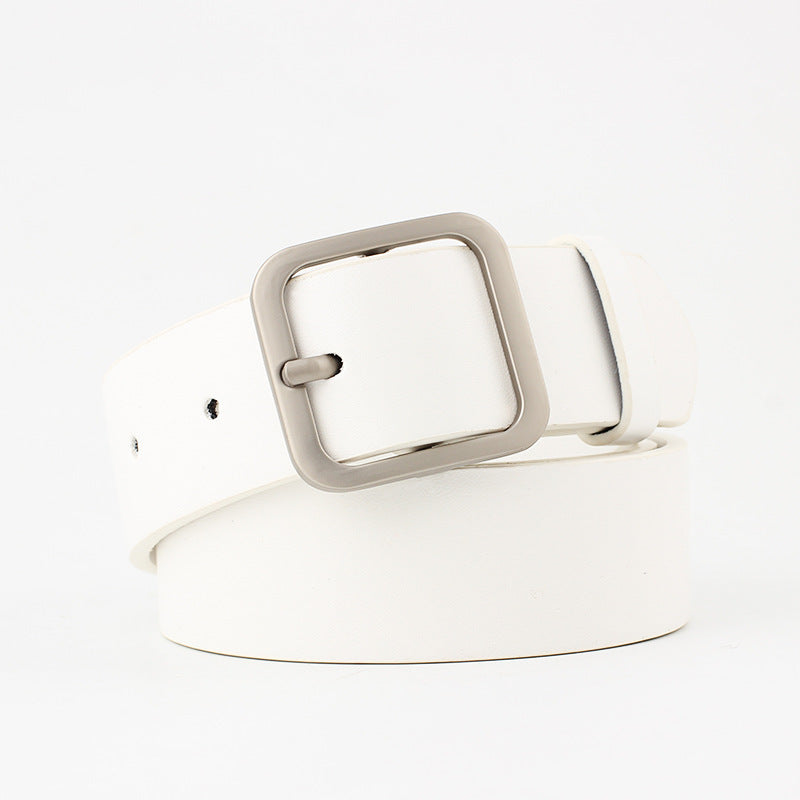 Alloy Square Buckle Belt