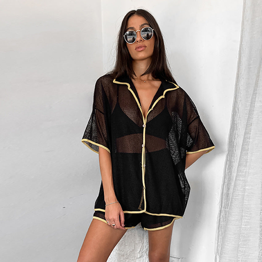 Women Cardigan Pajamas