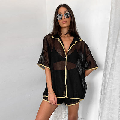 Women Cardigan Pajamas