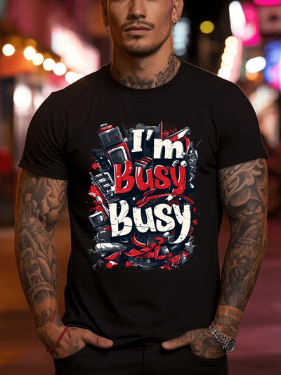 Printing Men's Round Neck