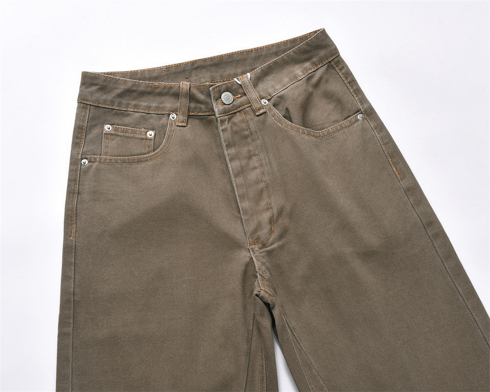 Men Straight-leg Trousers