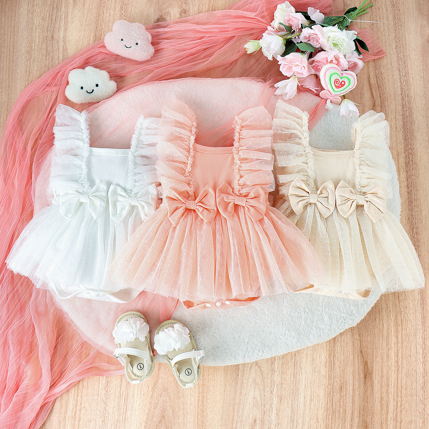 Princess Skirt Baby Jumpsuit