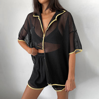 Women Cardigan Pajamas