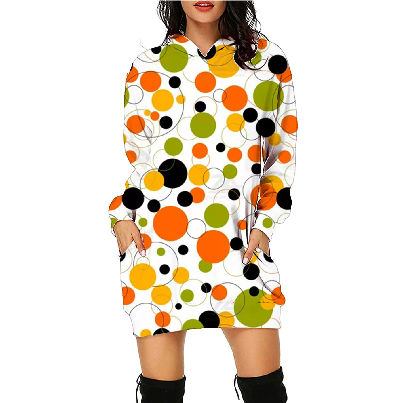 Women Long Hoodie Sweater