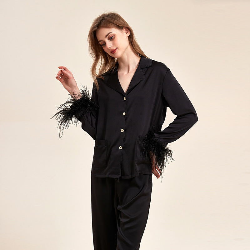 Women Ice Silk Pajamas