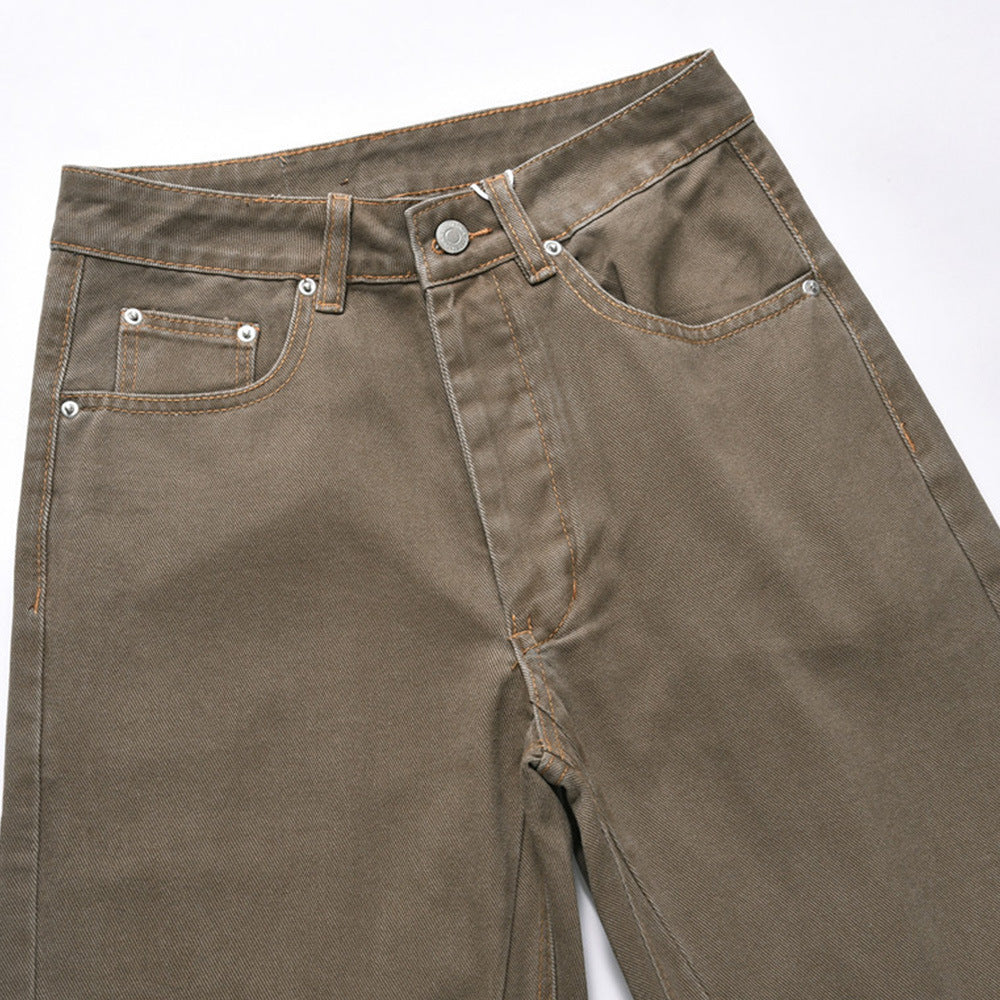 Men Straight-leg Trousers