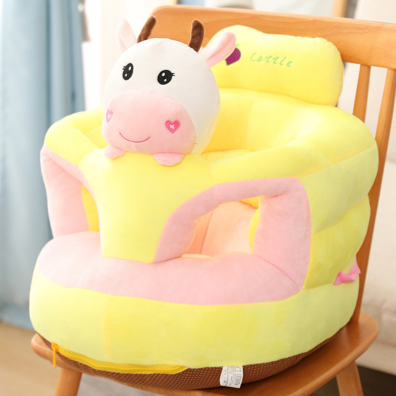 Cartoon Plush Baby Seat