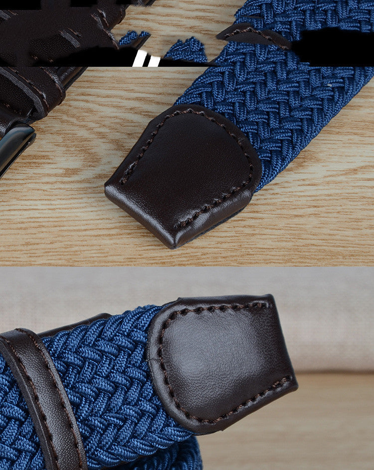 Elastic Canvas Trouser Belt