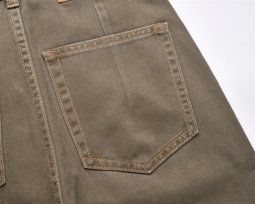 Men Straight-leg Trousers