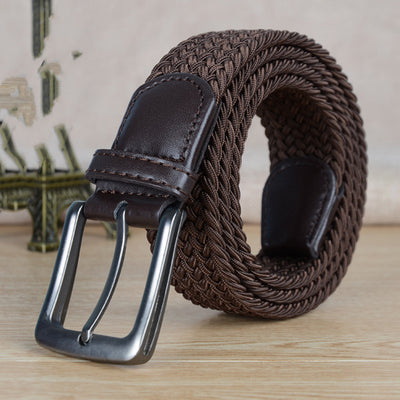 Elastic Canvas Trouser Belt
