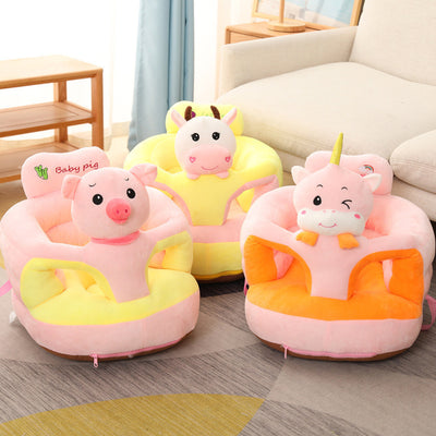 Cartoon Plush Baby Seat