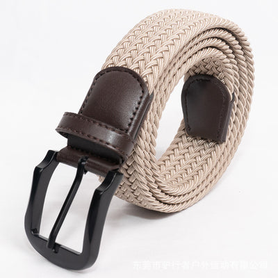 Men's Braided  Elastic Belt