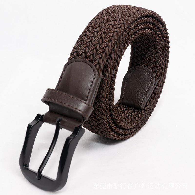 Men's Braided  Elastic Belt