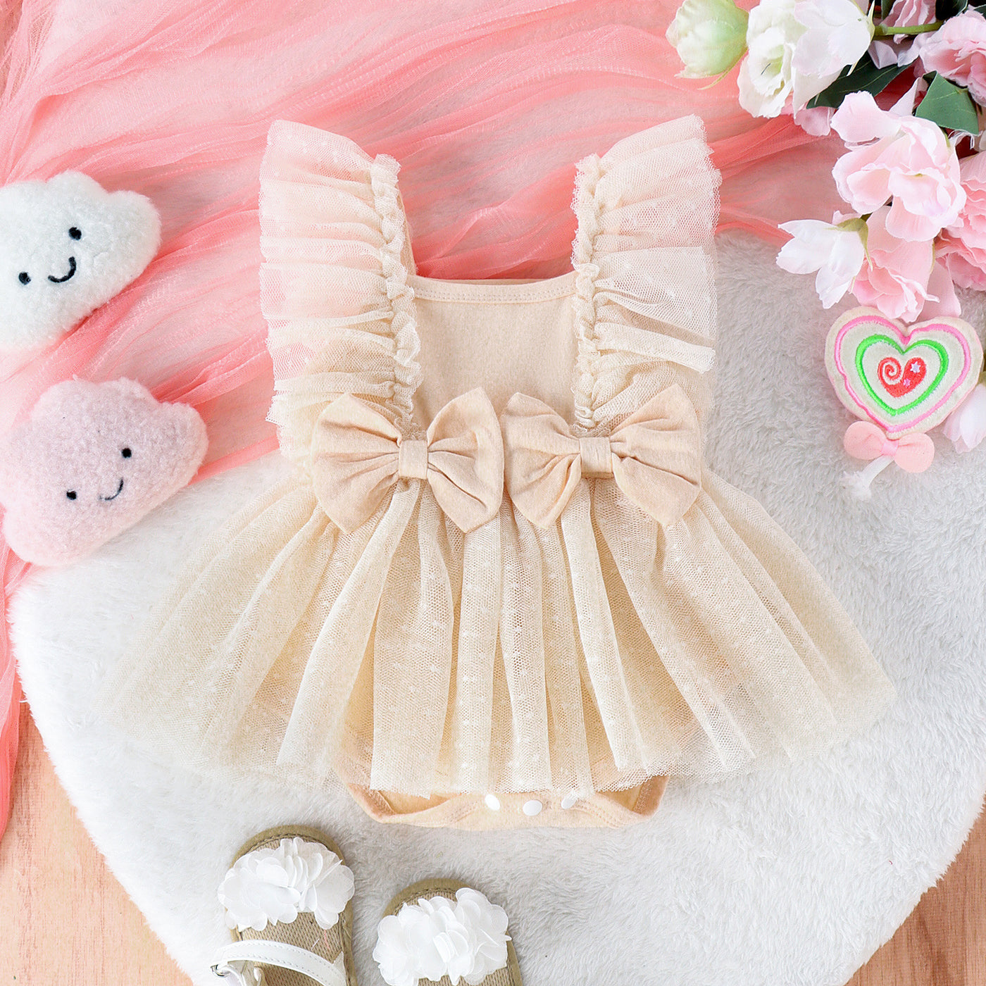 Princess Skirt Baby Jumpsuit