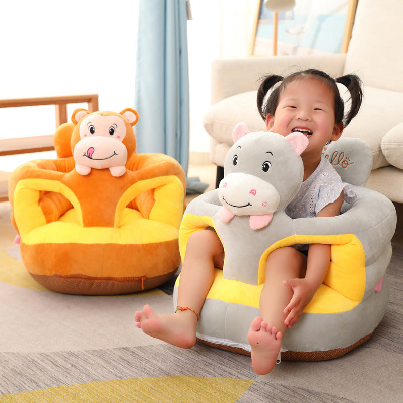 Cartoon Plush Baby Seat