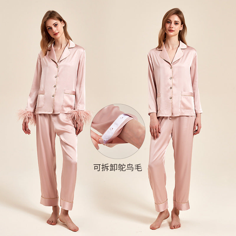 Women Ice Silk Pajamas