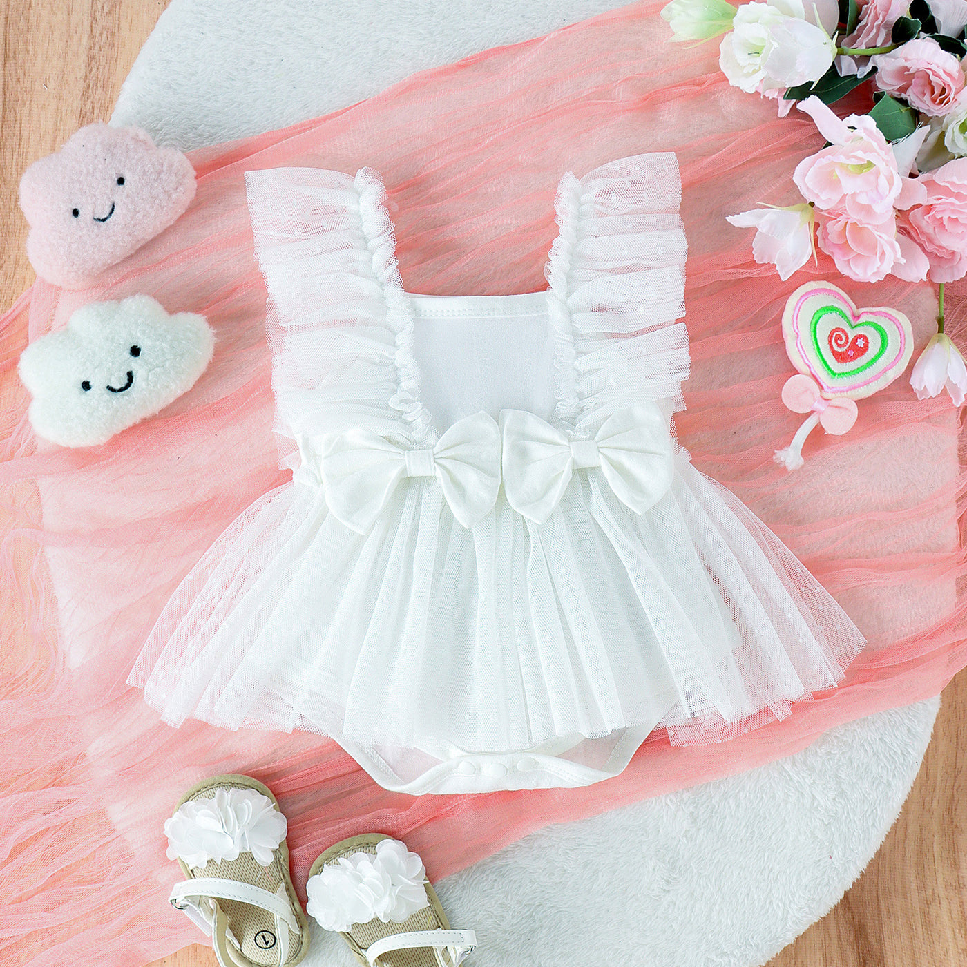 Princess Skirt Baby Jumpsuit