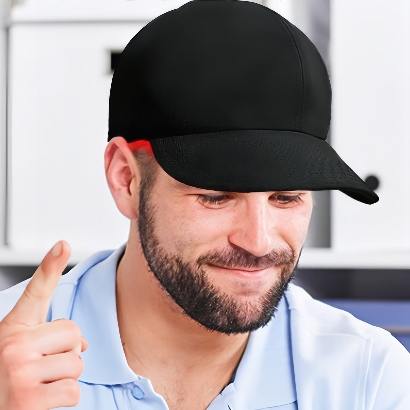 Peaked Cap Hair Growth