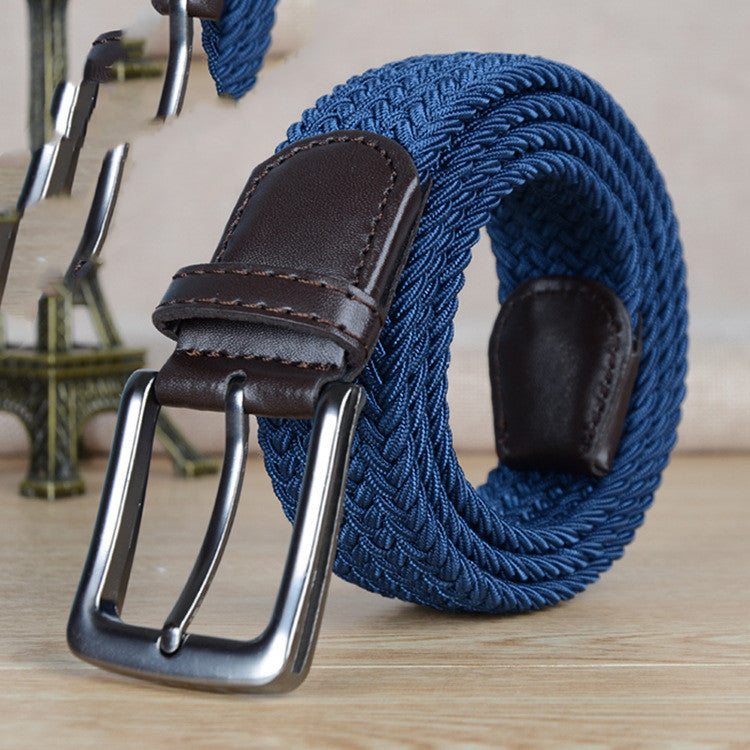 Elastic Canvas Trouser Belt
