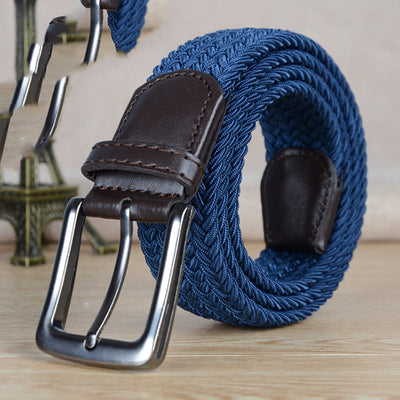 Elastic Canvas Trouser Belt