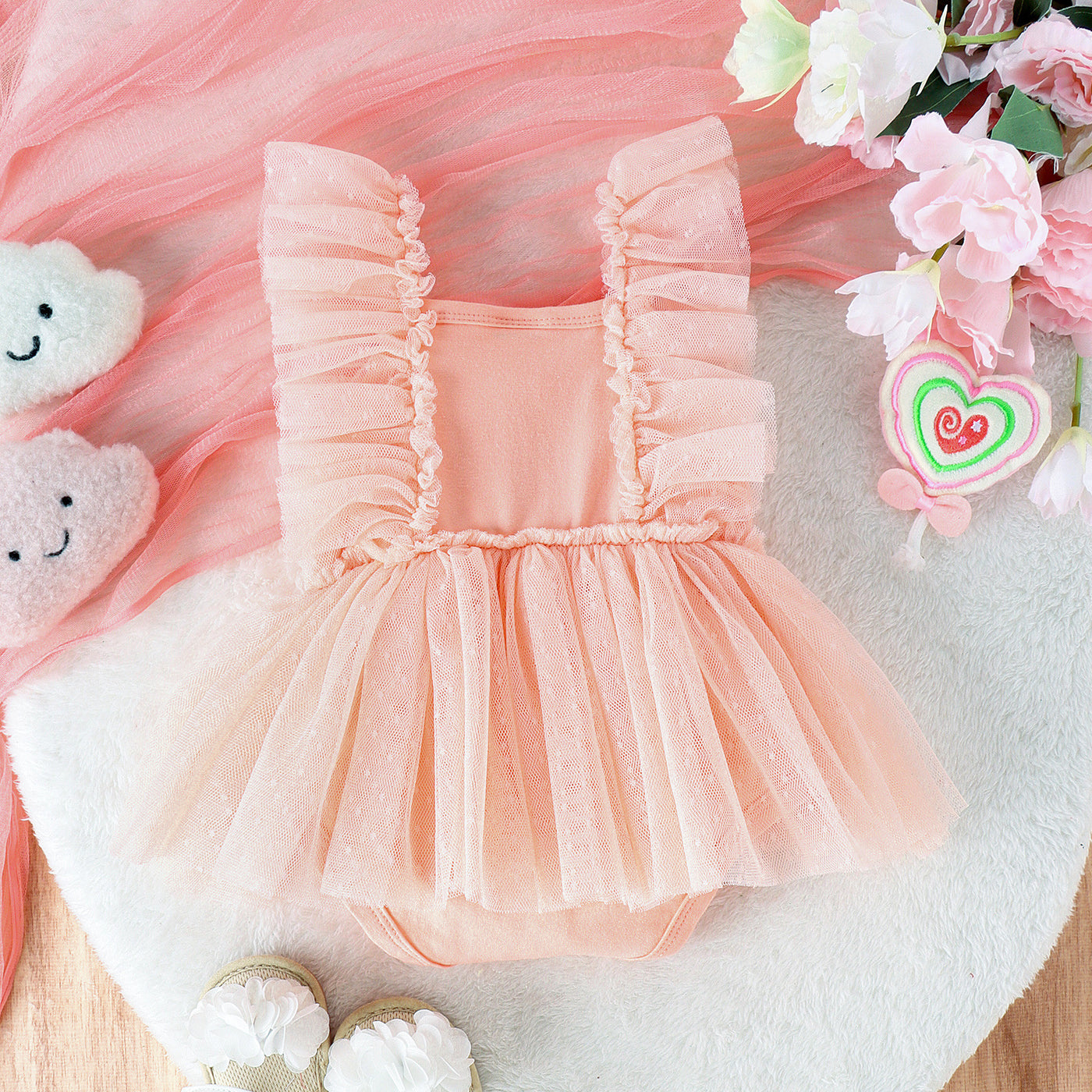 Princess Skirt Baby Jumpsuit