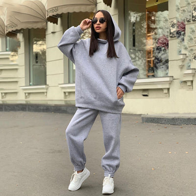 Fashion Solid Color Hoodie