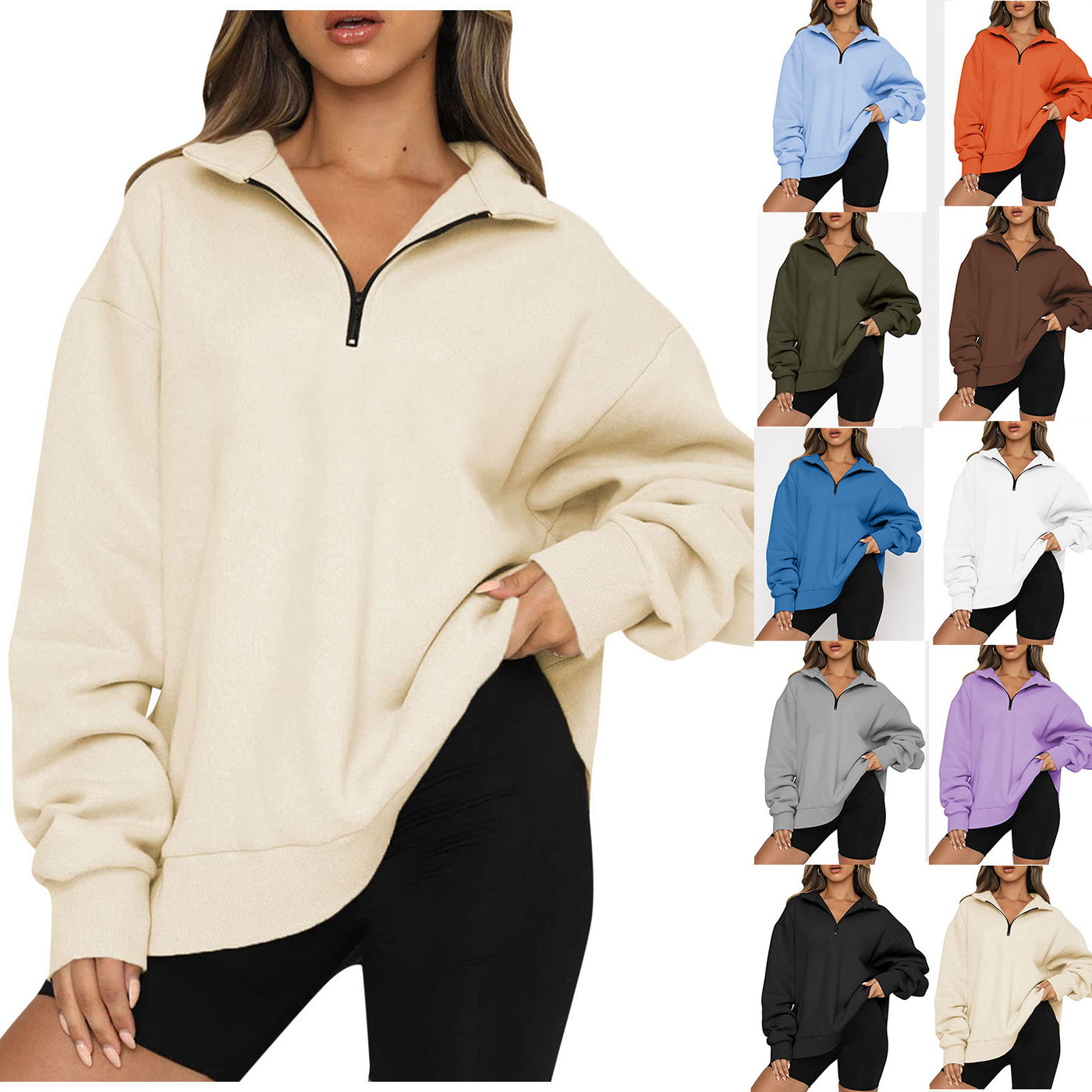Women Zip Sweatshirts
