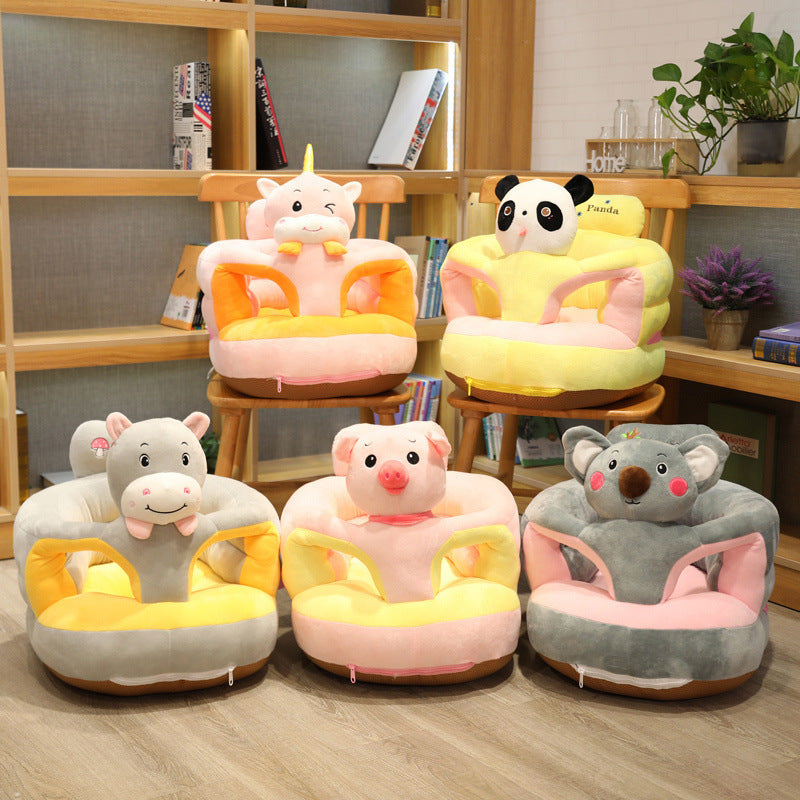 Cartoon Plush Baby Seat