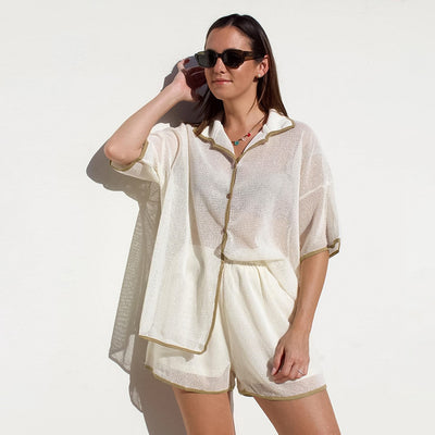 Women Cardigan Pajamas