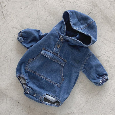Korean Style Denim Jumpsuit