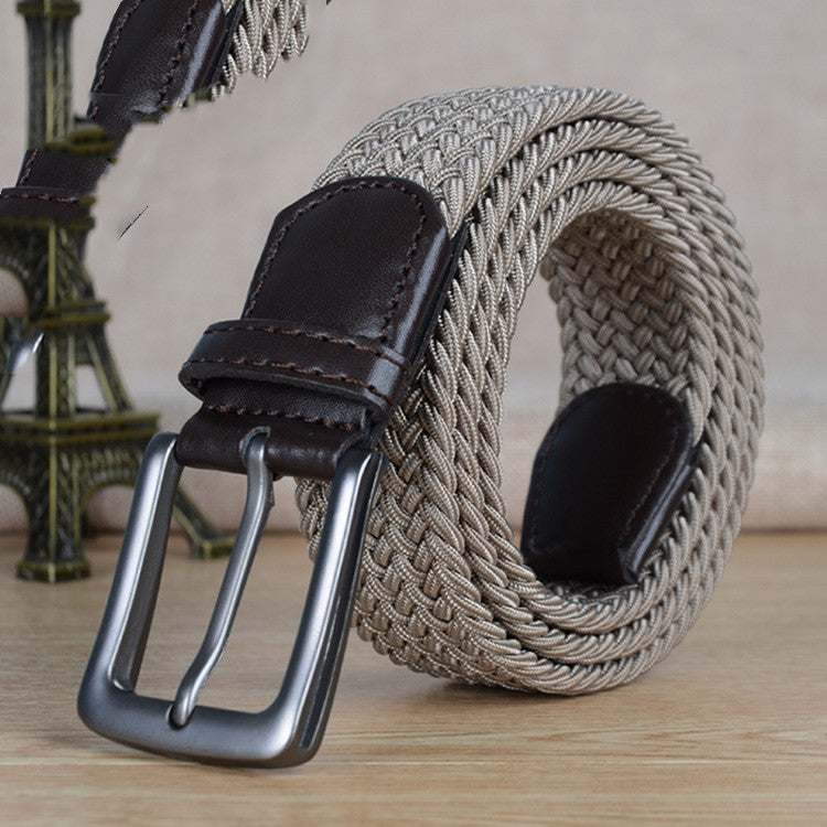 Elastic Canvas Trouser Belt