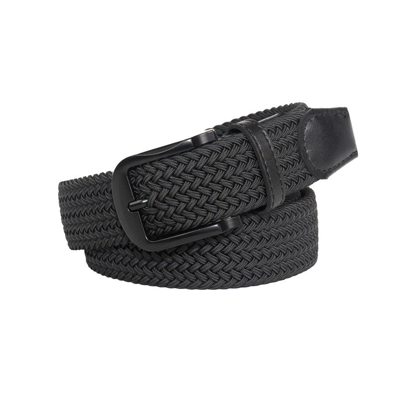 Men's Braided  Elastic Belt