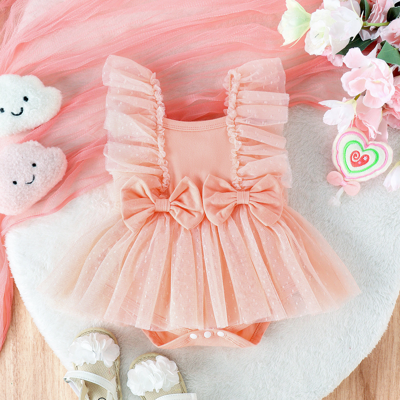 Princess Skirt Baby Jumpsuit