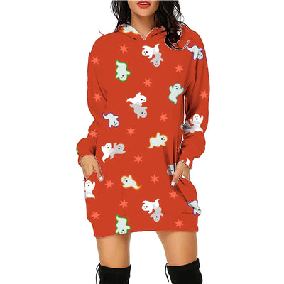 Women Long Hoodie Sweater